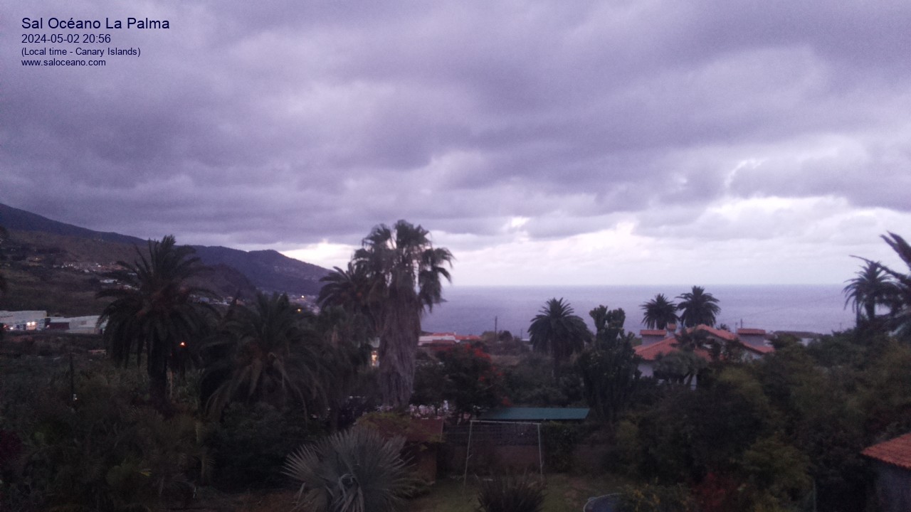 aktuelles Webcambild La Palma Ostseite, Las Brenas